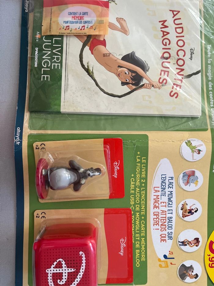 Enceinte altaya et livre de la jungle