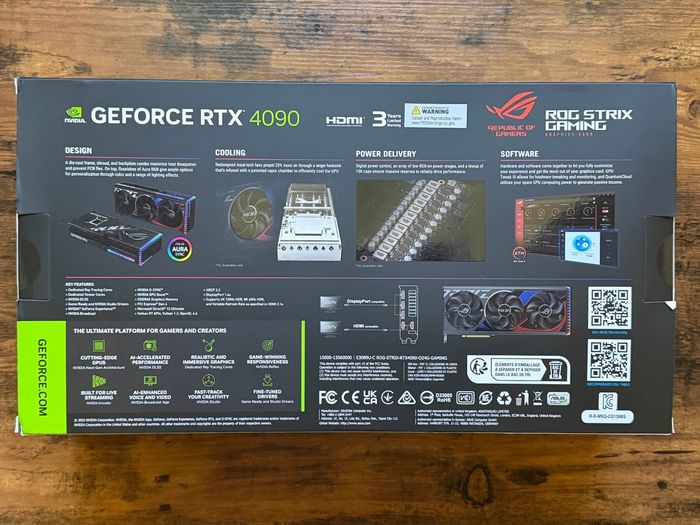 ASUS ROG Strix GeForce RTX 4090 OC 24GB GDDR6X Graphics Card - photo numéro 5