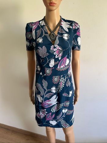 Robe imprimée neuve à manches courtes Morgan taille 34 (valeur 70€)
