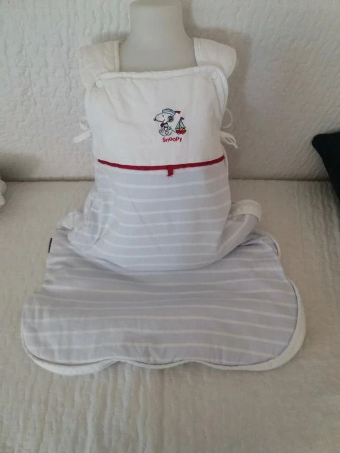 Gigoteuse épaisse Hauteur 82 cm Snoopy 6/12 mois