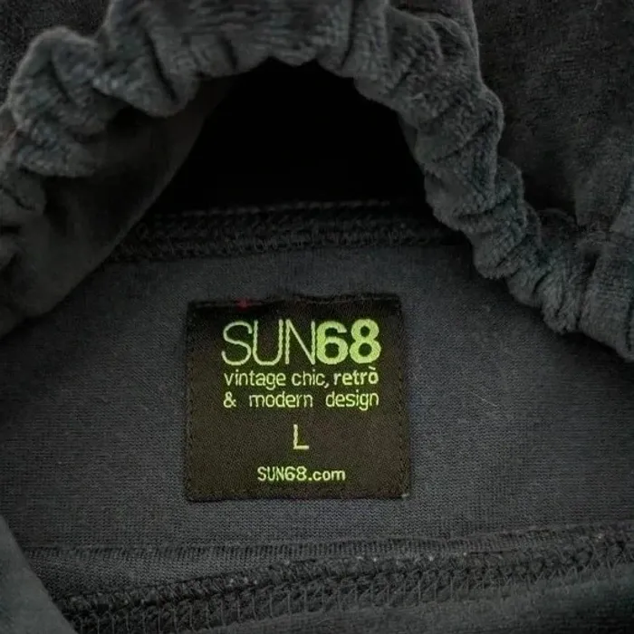 Sweat marine en velours - Sun68 - taille L - photo numéro 4