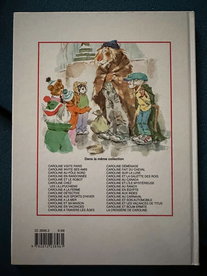 Livre Caroline et les vagabonds Pierre Probst vintage - photo numéro 2
