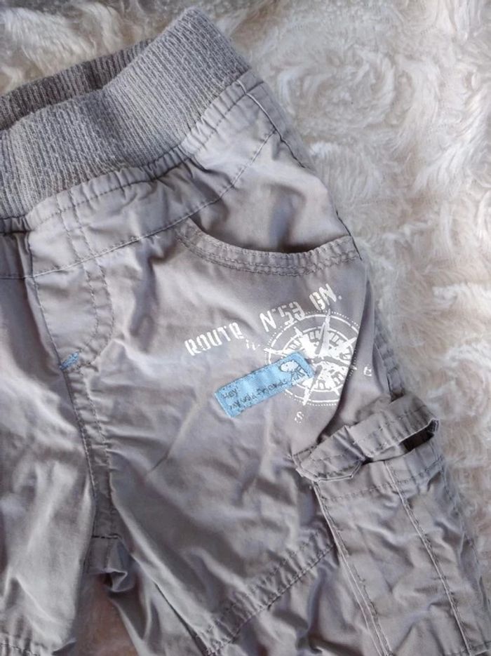 Pantalon doublé Garçon 9 mois Tissaia 100% coton - photo numéro 5
