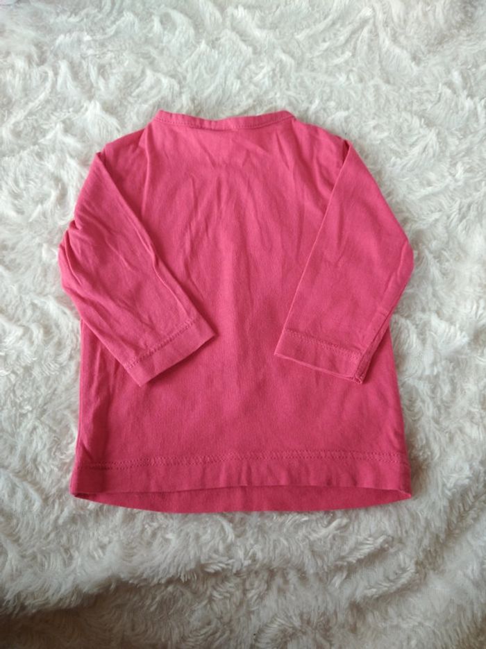 Tee shirt chemise manches longues Fille 3 mois "Papa+Maman=Moi" Kitchoun 100% coton - photo numéro 7