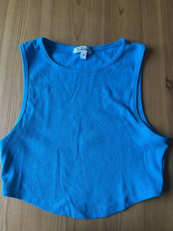 T-shirt croc top bleu marine Jennyfer 