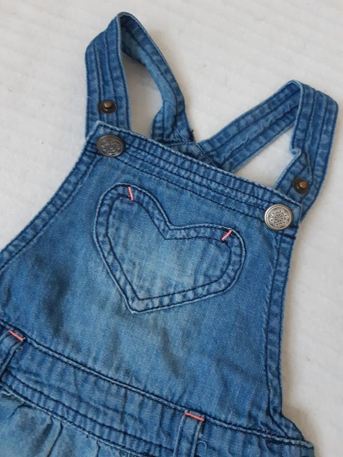 Robe en jean bretelles Hema 68 cm - photo numéro 2