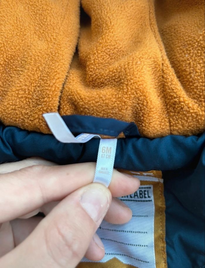 Manteau hiver - bébé 6 mois - bien chaud - orchestra - photo numéro 4