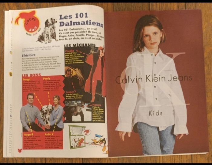 Ancien journal de mickey avec cadeau autocollants 101 dalmatiens N°2336 de 1997 vintage - photo numéro 5