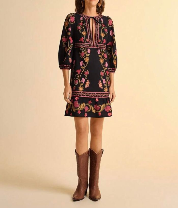 mini robe avec motif - photo numéro 3