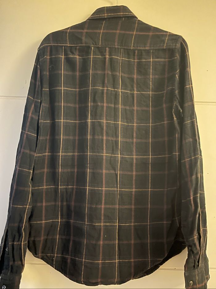 Chemise Salsa noir à fins carreaux - photo numéro 3