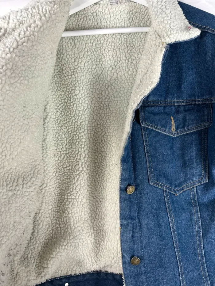 Veste en jean YesStyle – Doublée moumoute, stylée & chaude - photo numéro 5