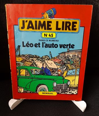 J'aime Lire N° 045 - Léo et l'auto verte (oct-80)