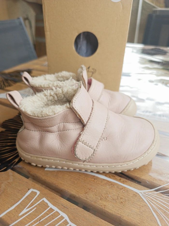 Bottines rose pâle Zapato Feroz, taille 24, PPN, Barefoot - photo numéro 5