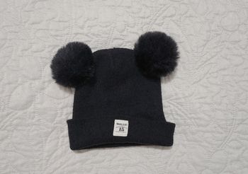 Bonnet bébé noir