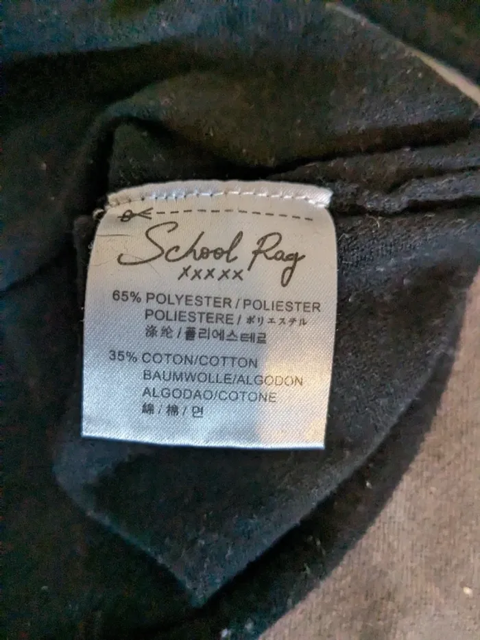 Pull fin School Rag - noir - photo numéro 5