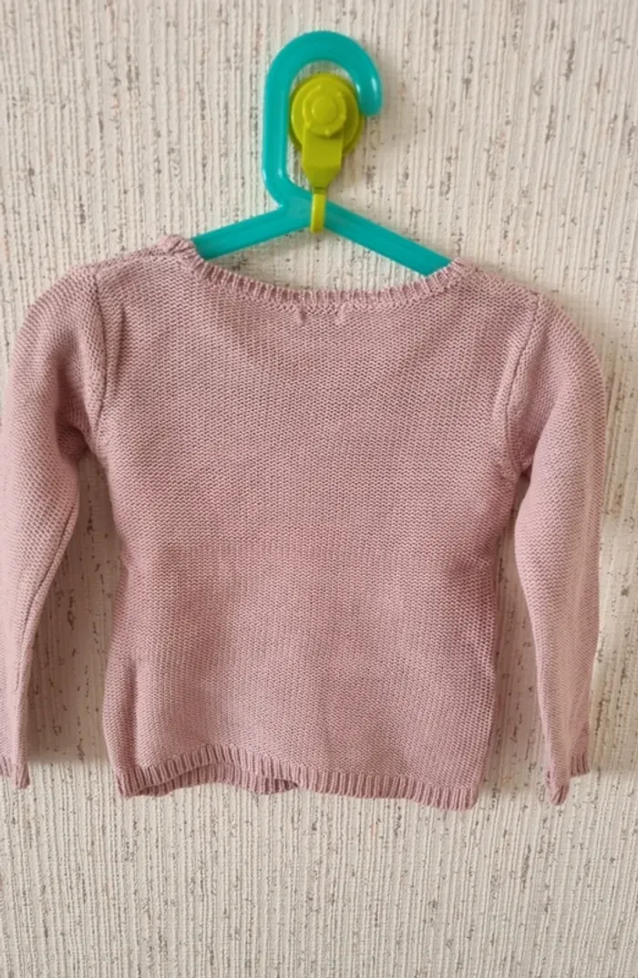 Pull en laine rose taille 5 ans kiabi - photo numéro 9