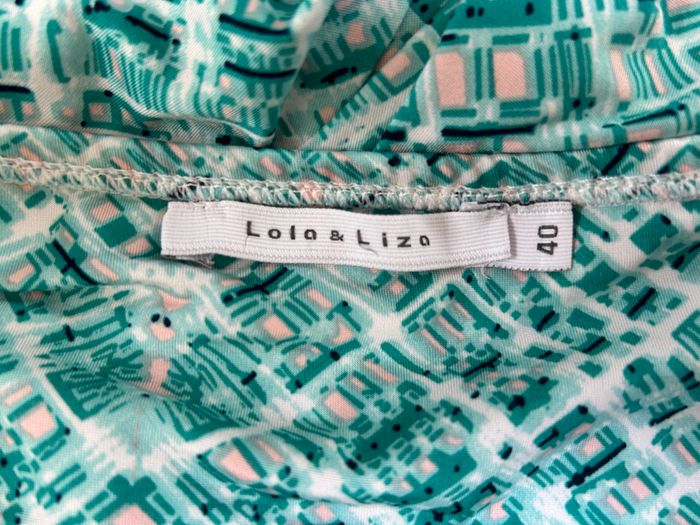 Pantalon fluide vert Lola & Liza - Taille 40 - photo numéro 4