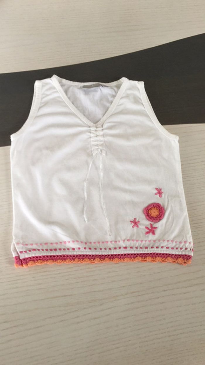Débardeur broderie 5 ans Kiabi