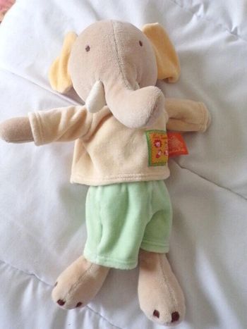 Peluche éléphant Moulin Roty