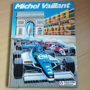 Livre ancien 1983 Michel Vaillant 300 à l'heure dans Paris