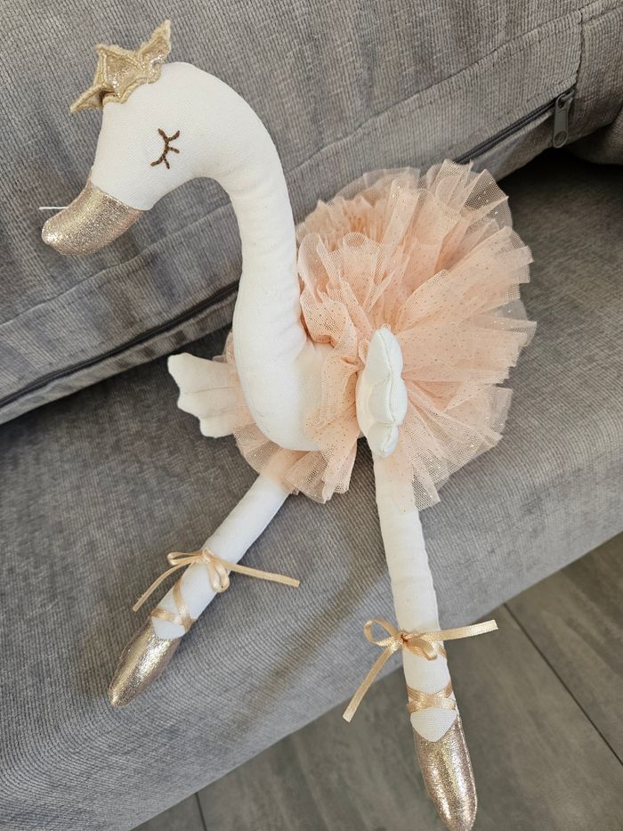 Peluche cygne Neuve Sergent Major ! - photo numéro 3