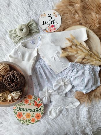 Ensemble complet sergent major fille 3 mois 🎀