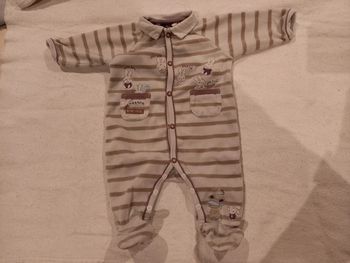 Pyjama dors-bien en velours Sergent Major 3mois
