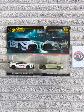 Coffret Hot Wheels Car Culture Premium - Nissan GT-R Nismo GT3 & GT-R35 1/64