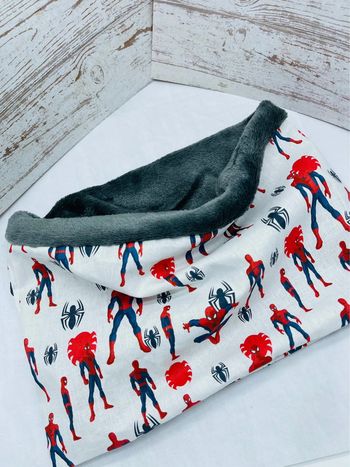 Tour de cou snood enfant Spiderman