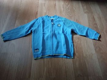 Gilet zippé bleu Sergent major 5 ans