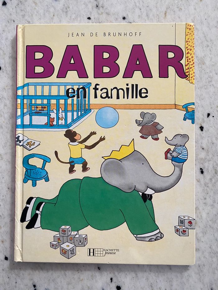 Livre Babar en famille