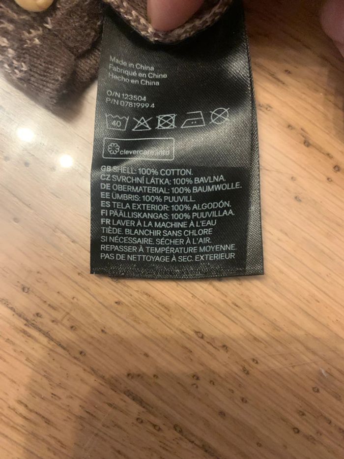 Pyjama sans pieds H&m 12 mois (74cm) - photo numéro 4