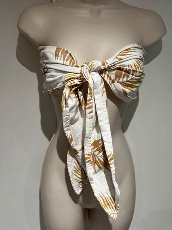 Top Bandeau plage Billa Bong taille M Smoke