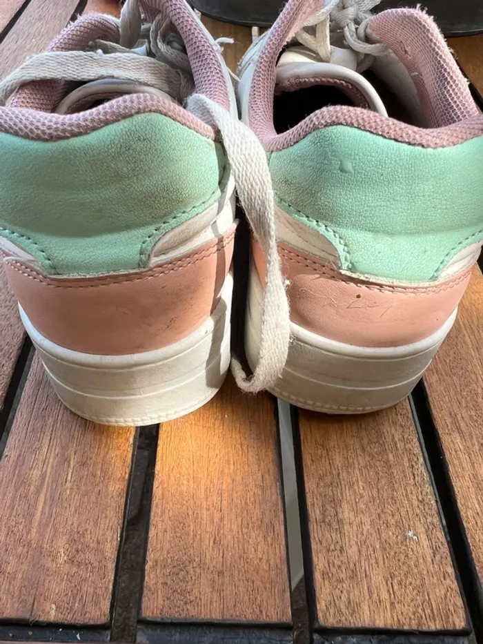 Basket tricolore taille 32 chaussea - photo numéro 3