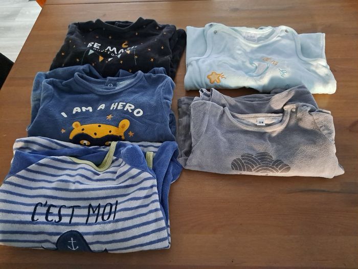 Pyjamas hiver garcon 24 mois
