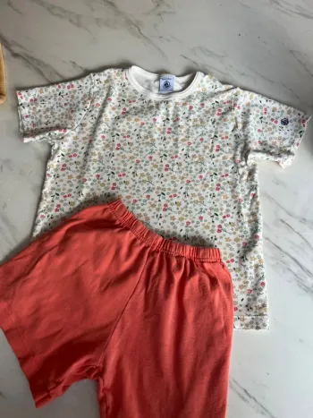 Pyjama fleuri petit bateau 8 ans