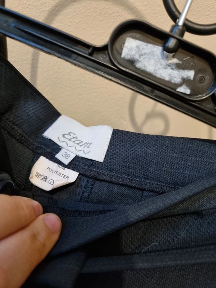 Pantalon bleu style smoking - photo numéro 2