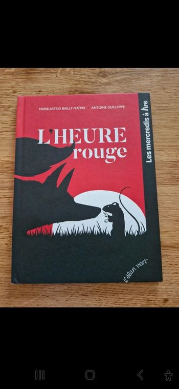 Livre Mac do. Les mercredi.  L heure rouge