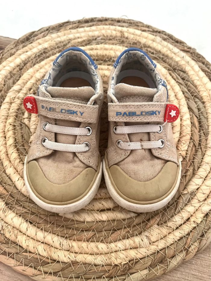 Baskets basse à scratch pointure 21 - photo numéro 7