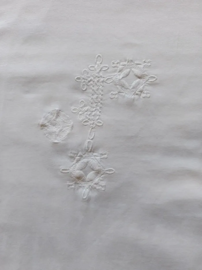 T-shirt Julie Guerlande 100% coton broderie t.L - photo numéro 4