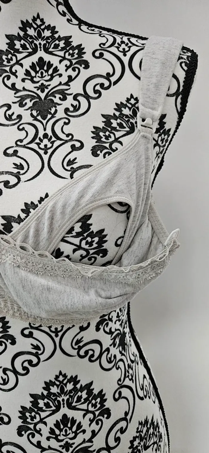 Soutien-gorge d'allaitement New câlin gris - photo numéro 3