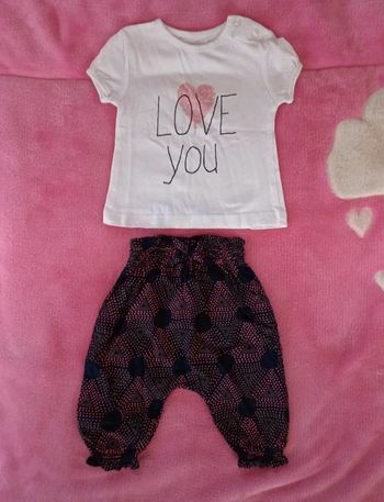 Ensemble Kiabi taille 3 mois en très bon état