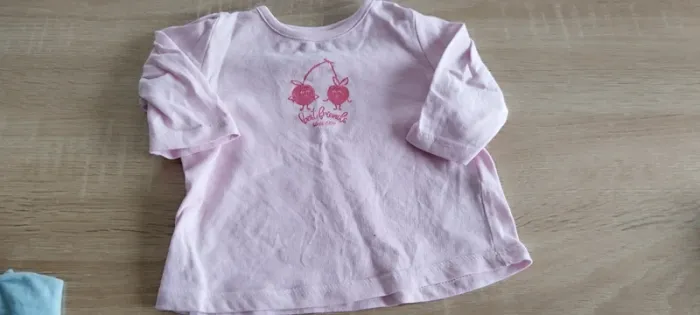 Lot de 4 Tshirt bébé fille 3 mois - photo numéro 3