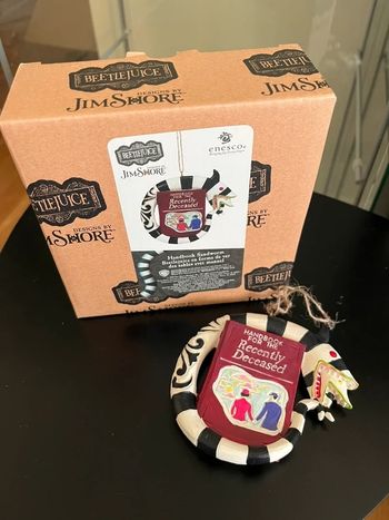 Enesco Jim Shore Ornement ver des sables & livre 9,6 cm Décoration