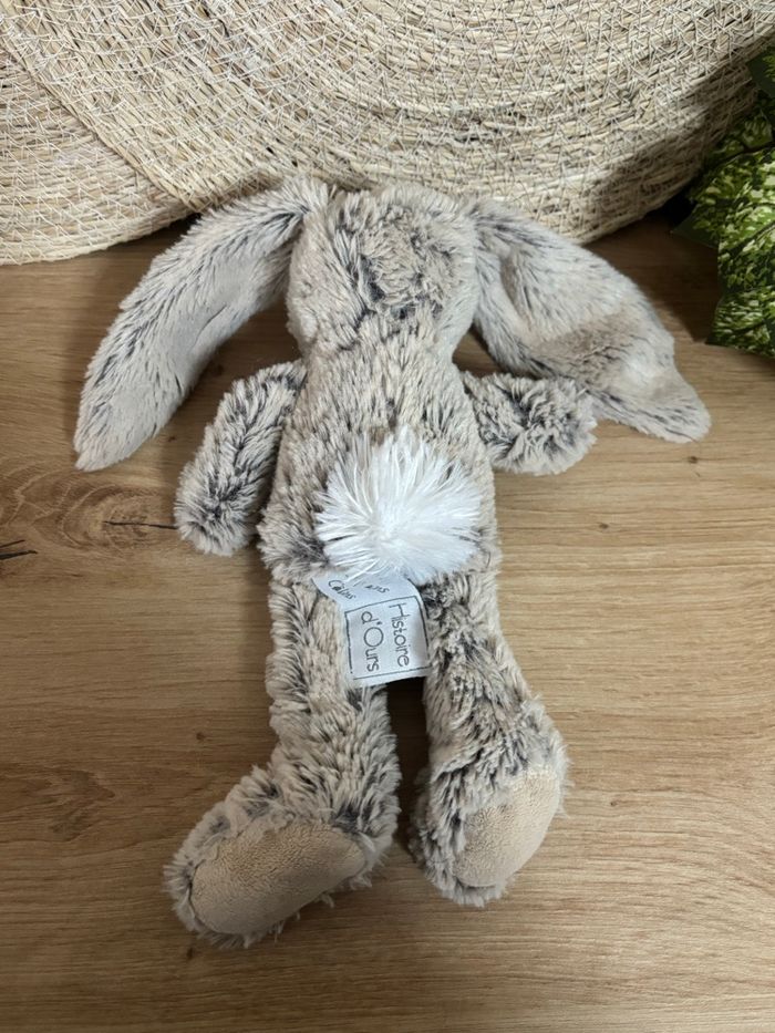 Doudou lapin beige copains câlins histoire d ours - photo numéro 3