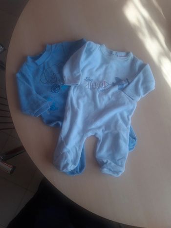 Lot de 2 grenouillères 3 mois