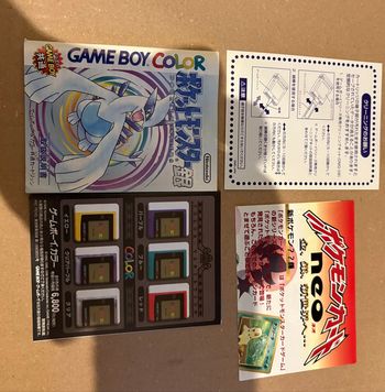 Jeu Game Boy Pokémon argent en japonais
