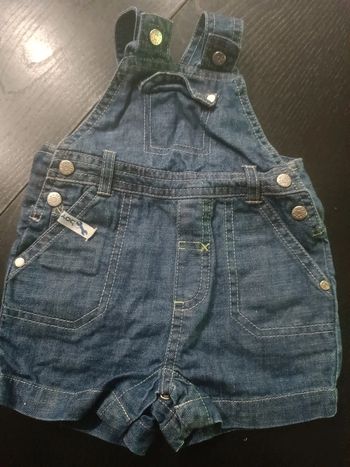 Salopette short petit pirate 3 mois