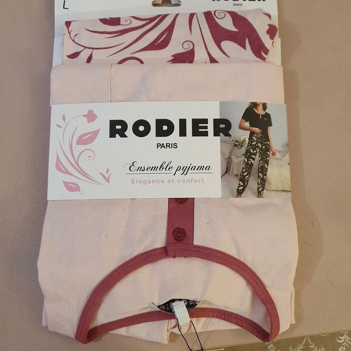 Ensemble pyjama rose Rodier Taille L - photo numéro 6