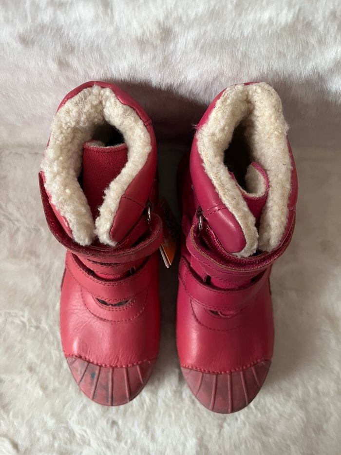 Bottines roses fuschia en cuir D.D.Step pointure 33 - photo numéro 3